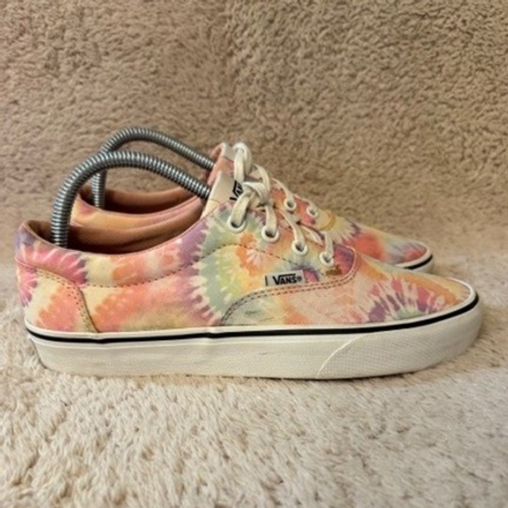 Vans Atwood Era Tie Dye Multi Color Low Top Canvas Skate Shoes Womens 8 721356